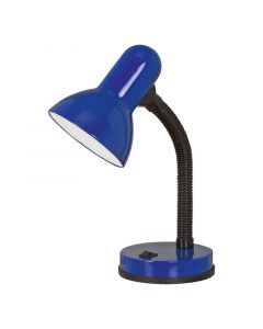Lámpara de mesa infantil azul de plástico, Granza, con interruptor