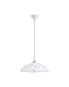 Lámpara colgante blanca de vidrio, Kaj