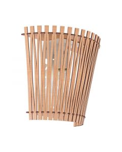 Aplique marrón de madera, Berry