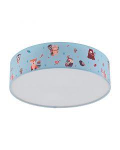 Lámpara de techo infantil multicolor de metal, Mei
