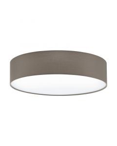 Lámpara de techo gris pardo de metal, Abano