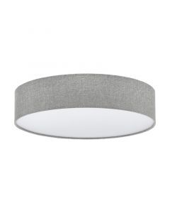 Lámpara de techo gris de metal, Abano