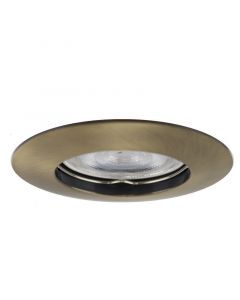 Foco empotrable bronce de aluminio, Rudo