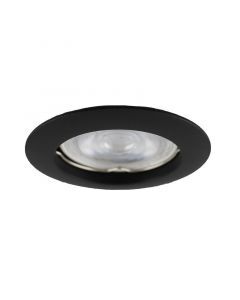 Foco empotrable negro de aluminio, Ipsi
