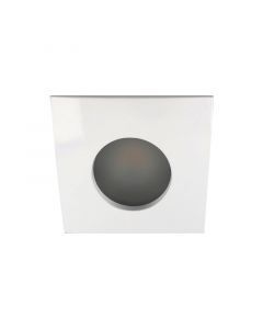 Foco empotrable baño blanco de aluminio, Pelle, IP44