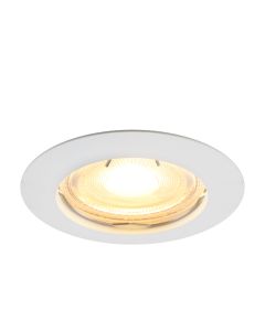 Foco empotrable blanco de aluminio, Agata