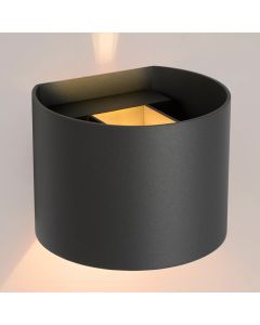 Aplique up down moderno gris, Xio