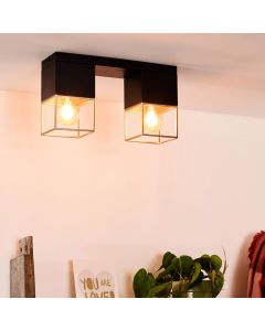 Plafón de techo moderno dorado, Rixt