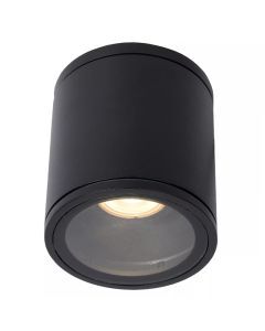 Foco de techo moderno negro, Aven, IP65