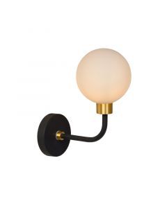 Foco de pared antiguo dorado, Berend, IP44