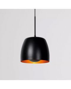 Lámpara colgante antigua negra, Nolan