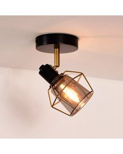 Foco de techo vintage gris, Nila