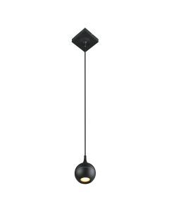 Lámpara colgante moderna negra, Favori, IP44