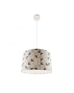 Lámpara colgante infantil gris moderna, Diamonds