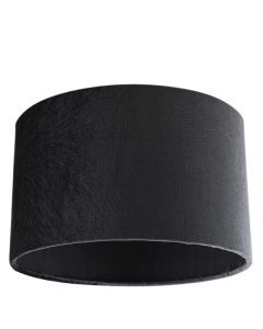 30 cm pantalla lámpara terciopelo antracita, Emilius
