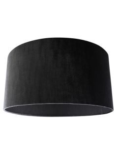 50 cm pantalla lámpara terciopelo antracita, Emilius