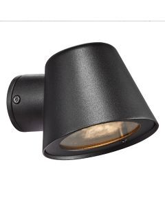 Lámpara exterior moderna negra, Aleria, IP44