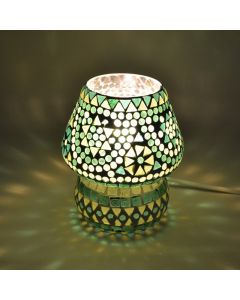 Lámpara de mesa verde oriental, Rachel