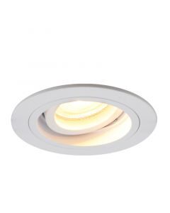 Foco empotrable blanco moderno, Bredal