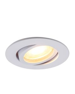 Foco empotrable blanco de aluminio, Onno