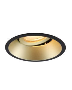 Foco empotrable dorado de aluminio, Tyron