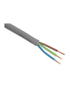 Cable exterior de 5 metros XMVK 3 x 2,5 mm, gris
