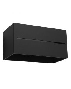 Aplique up down de aluminio negro, Jacky