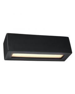 Aplique up down de vidrio negro, Emmaly