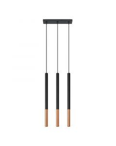 Lámpara colgante de aluminio cobre, Ilonca