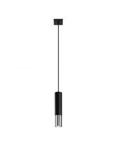 Lámpara colgante de aluminio cromada, Hediye
