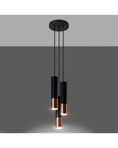 Lámpara colgante de aluminio cobre, Hediye