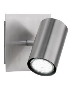 Foco de pared moderno níquel, Kaso