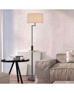 Lámpara de pie moderna gris, Logiso