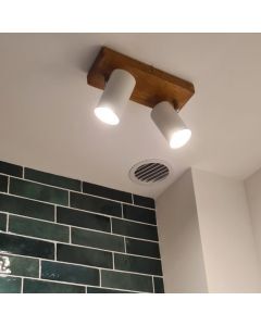 Foco de techo moderno blanco, Kaso
