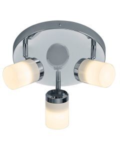 Foco techo baño moderno cromado, Nelis, IP44