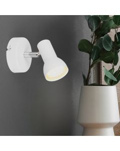 Foco de pared moderno blanco, Sabrin
