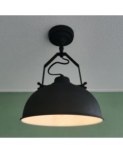 Plafón de techo negro industrial, Fellen