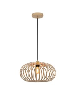 Lámpara colgante beige industrial, Lieve