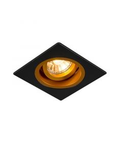 Foco empotrable dorado moderno, Bredal