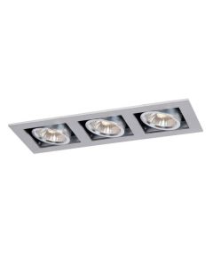 Foco empotrable cromado de aluminio, Chimney