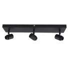 Tapa de techo negra de aluminio, Rika