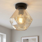 Lámpara de techo ámbar retro, Anoek