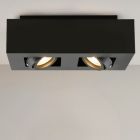 Aplique de techo negro moderno, Akira