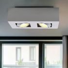 Aplique de techo blanco moderno, Akira