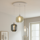 Lámpara colgante transparente diseño, Mannus