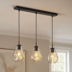 Lámpara colgante ámbar diseño, Evito