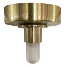 Tapa de techo dorada de plástico, Aafje, IP44