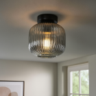 Lámpara de techo gris retro, Charlois