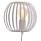 Aplique blanco industrial, Lieve, con interruptor