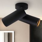 Foco de techo negro moderno, Nadi